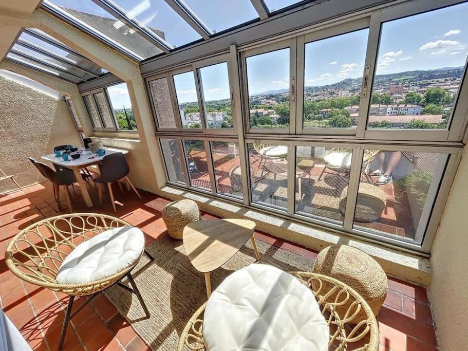 Apartmán Le Panoramique - Sublime Vue Sur La Cite Carcassonne Exteriér fotografie