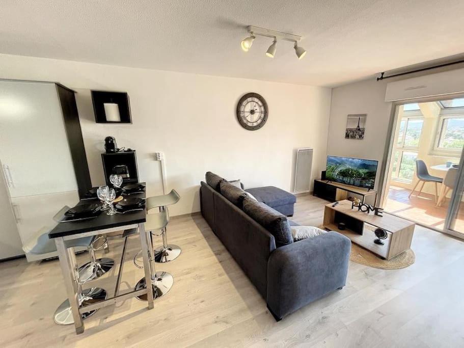 Apartmán Le Panoramique - Sublime Vue Sur La Cite Carcassonne Exteriér fotografie